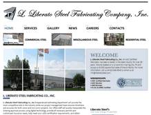 Tablet Screenshot of liberatosteel.com